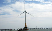 山東自主研發海上風電機組進入調試階段